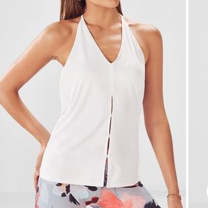 M Fabletics athletic halter tank top- open back